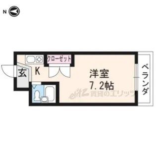 ソグノコート【1340号室】の間取り