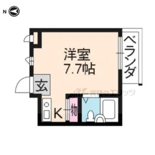 ラ・マプリーヌ桂【30E号室】の間取り