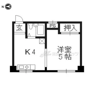 メゾンPIPI【4-E号室】の間取り