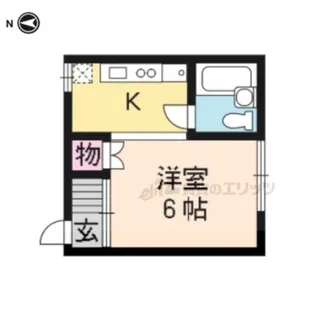 コーポアリス【105号室】の間取り