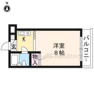 ハイツ・まさき【1-D号室】の間取り