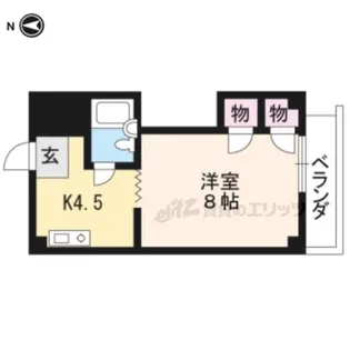 ハイツしらかば【2-B号室】の間取り