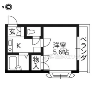 レオパレス藤ノ森【203号室】の間取り