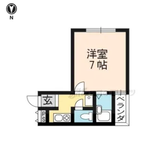 マリオットプラザ【101号室】の間取り