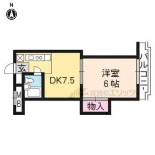 Crest【105号室】の間取り