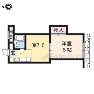 Crest【4階】の間取り