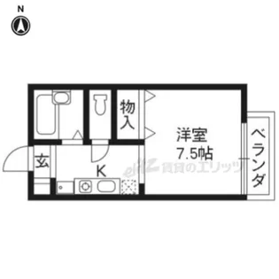 メゾン・ド・ボヌール【1階】の間取り