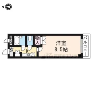 第49長栄ウィステリアヒルズM2【303号室】の間取り