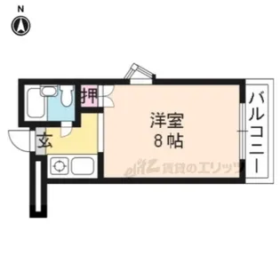 メゾン・ド・リーブル【4-E号室】の間取り