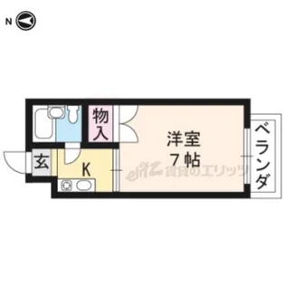 ベルエアー【101号室】の間取り