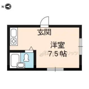 アクシス宮越【205号室】の間取り