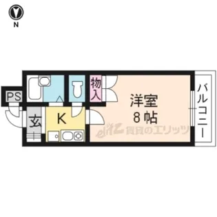 メゾン・ラピタ【102号室】の間取り