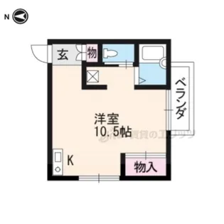 エスペランサ藤森?【202号室】の間取り