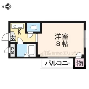 PINE TREE【304号室】の間取り