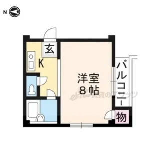 PINE TREE【205号室】の間取り