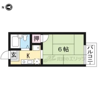 仙光ハイム【B?203号室】の間取り