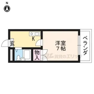 りりぱっと植村【303号室】の間取り