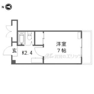 りりぱっと植村【302号室】の間取り