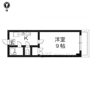 ソリュード【302号室】の間取り