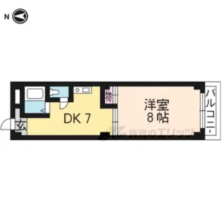 エステート稲荷【116号室】の間取り