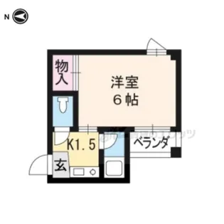 コーポエイト【201号室】の間取り
