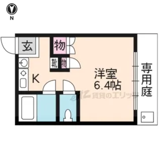 コーポ・ラ・メール【A-1号室】の間取り