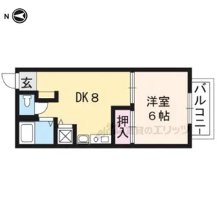 セジュールコスモス【A-205号室】の間取り