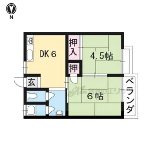 三丁目ハイツ【206号室】の間取り