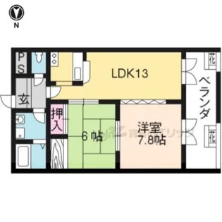 パークショア瀬田【5階】の間取り