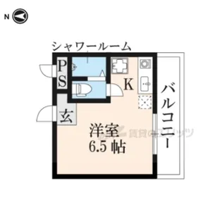 カレッジマンション七瀬川【2階】の間取り