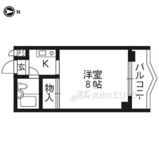 サンリッチ西浦【406号室】の間取り