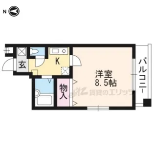 シャトールミエール【2階】の間取り