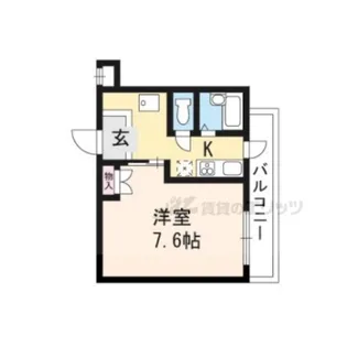 りさ・すみぞめ【403号室】の間取り