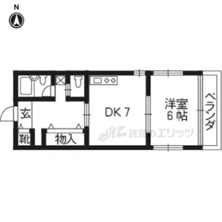 ピヴォット【2階】の間取り