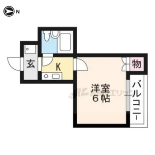 オルビスミソノ【303号室】の間取り