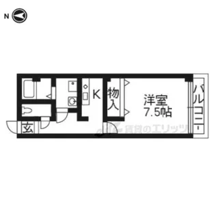 Soleil Asahi【201号室】の間取り