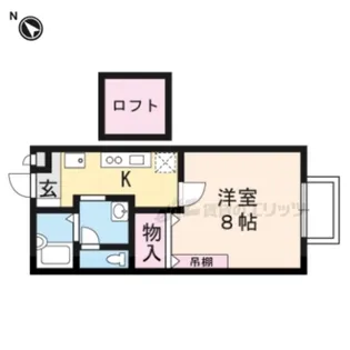 セジュール鴨土【2階】の間取り