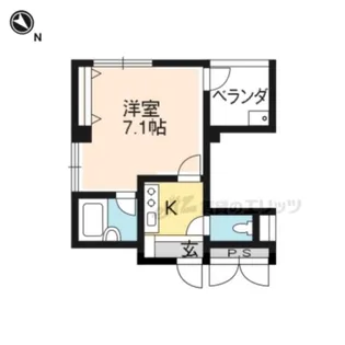 フォルム御陵【506号室】の間取り