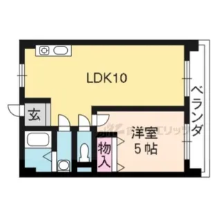 平野マンション【1階】の間取り