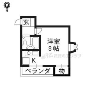 ヴィラホワイト【218号室】の間取り