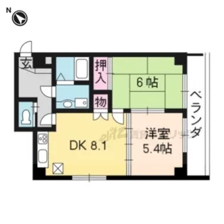 コアロード鷹ヶ峰【302号室】の間取り