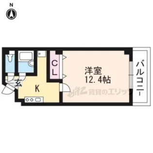 ロフト釜座御池【305号室】の間取り