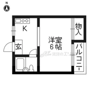 小笹ハイツ【303号室】の間取り