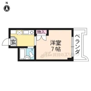ジュネス神楽田【5階】の間取り