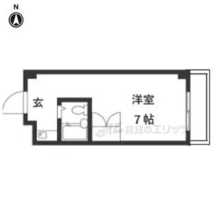 フォレスト【3階】の間取り