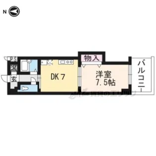クレアール南【2階】の間取り