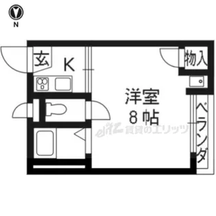 寺前ハイツ【301号室】の間取り