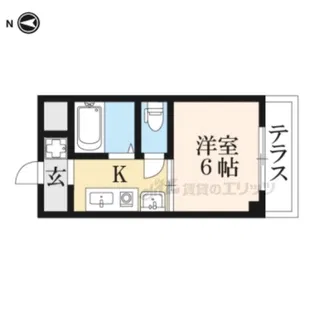 シャーラハイツ【1階】の間取り