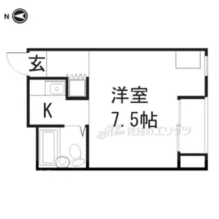 オンジェームK【103号室】の間取り