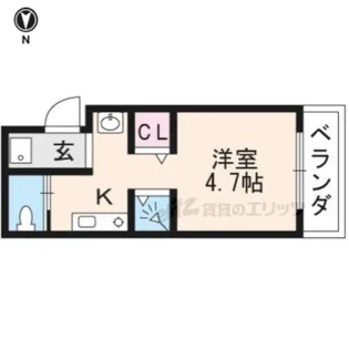 ヴィラ・タテハラ【311号室】の間取り